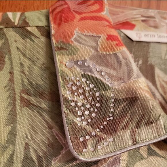 Very Pretty Floral Erin London Button Down Blouse - Sheer - Sz L - Picture 4 of 5